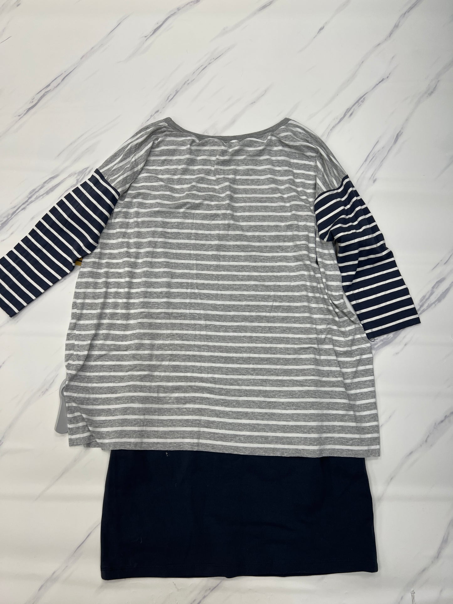 Top Long Sleeve By Bailey 44 In Grey, Size: M