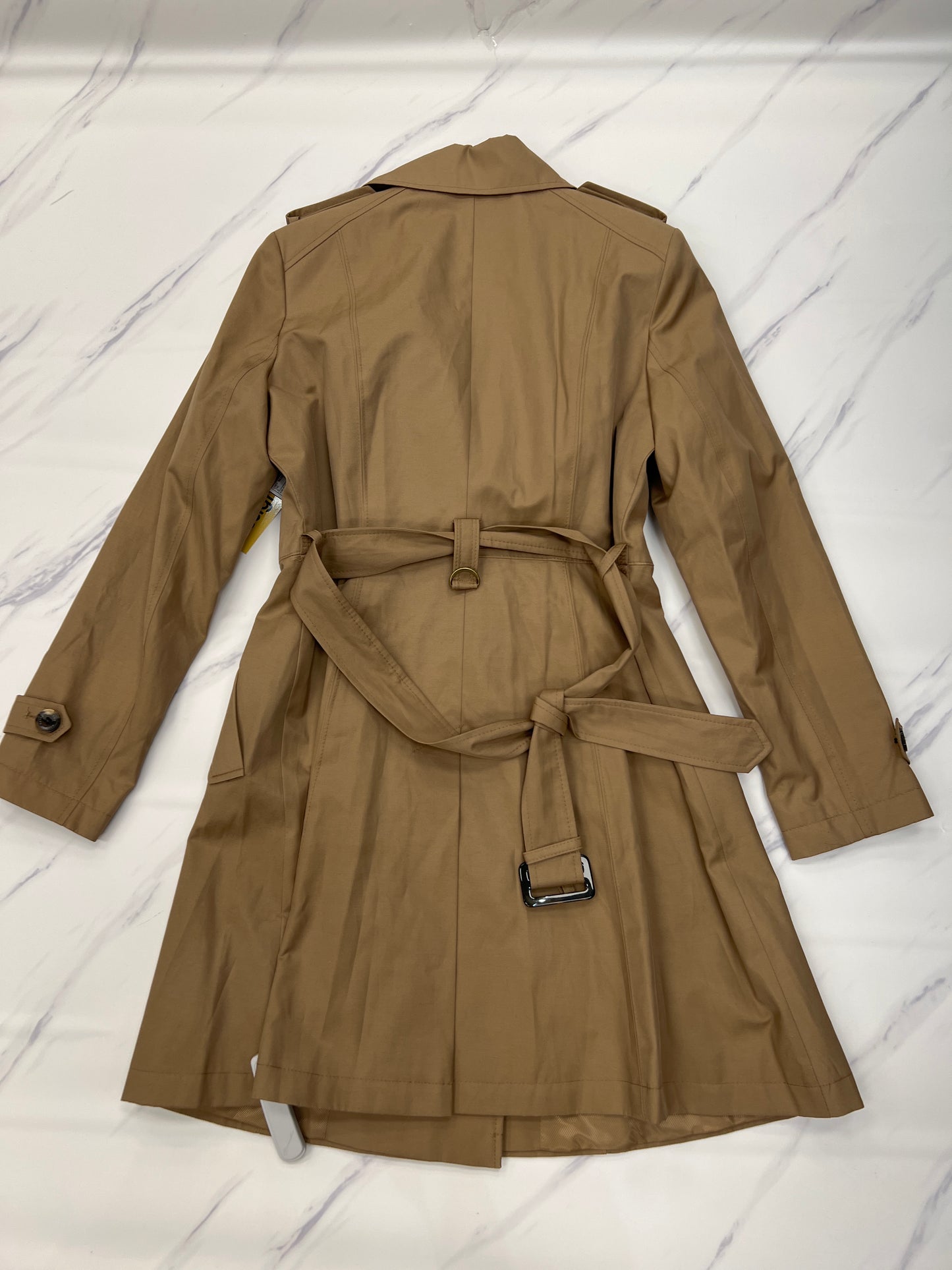 Coat Raincoat By Ralph Lauren Black Label In Tan, Size: M