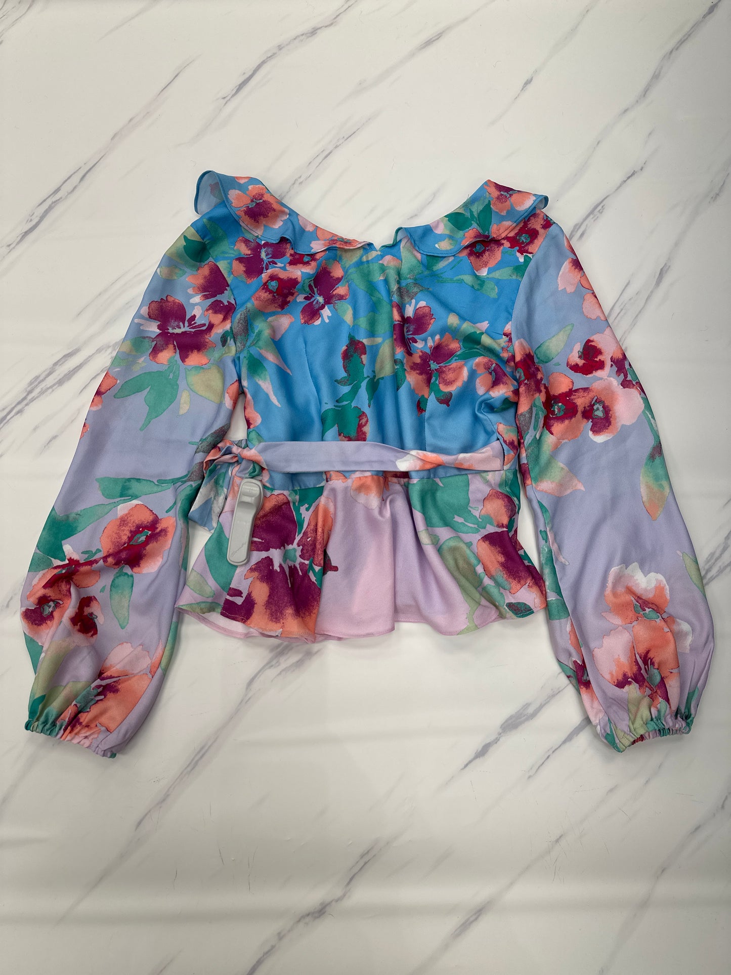 Top Long Sleeve By Cma In Floral Print, Size: M