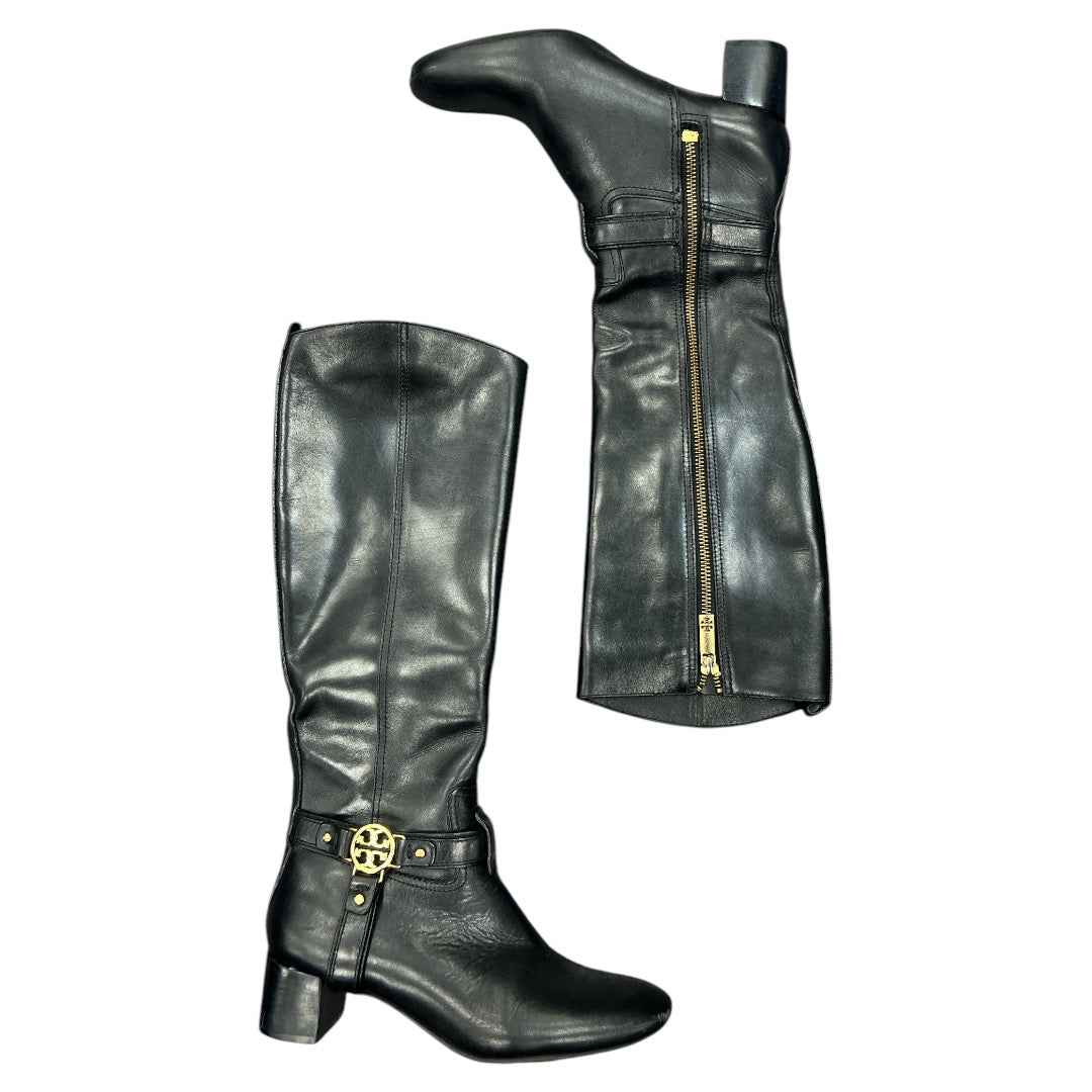 Boots Designer By Tory Burch In Black, Size: 6.5