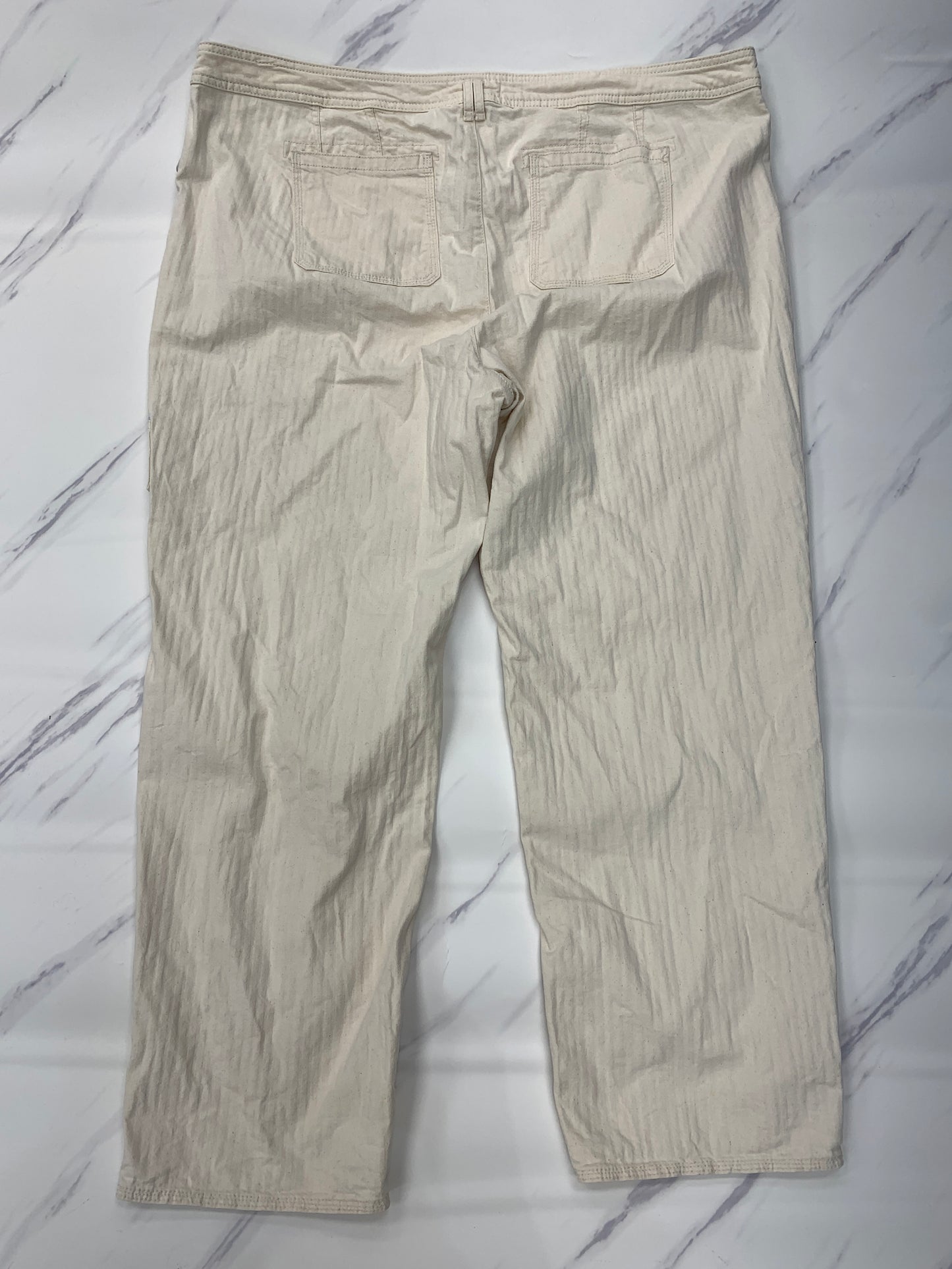 Pants Chinos & Khakis By Anthropologie In Cream, Size: 22