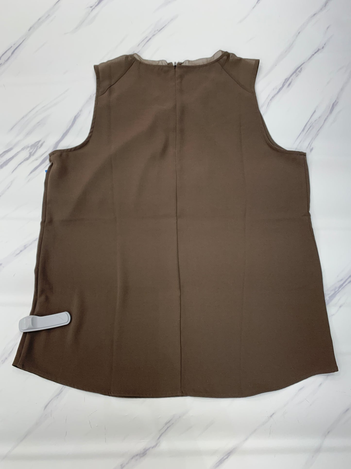 Top Sleeveless By Soft Surroundings In Brown, Size: L