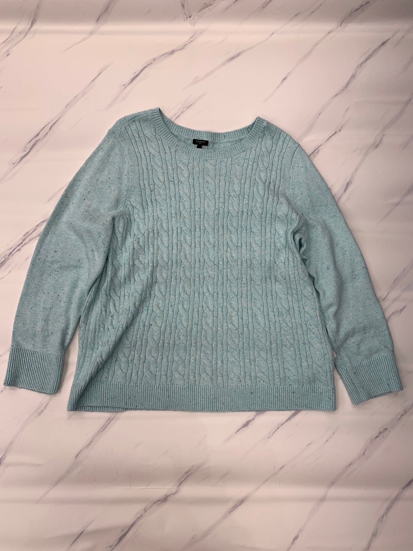 Sweater By Talbots In Blue, Size: 2x