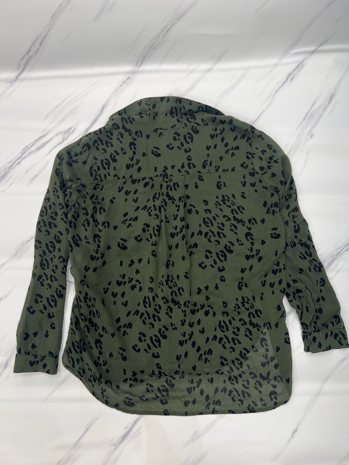 Top Long Sleeve By Bella Dahl In Green, Size: S