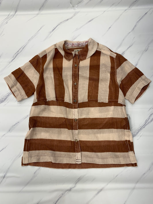 Top Short Sleeve By We The Free In Brown, Size: S