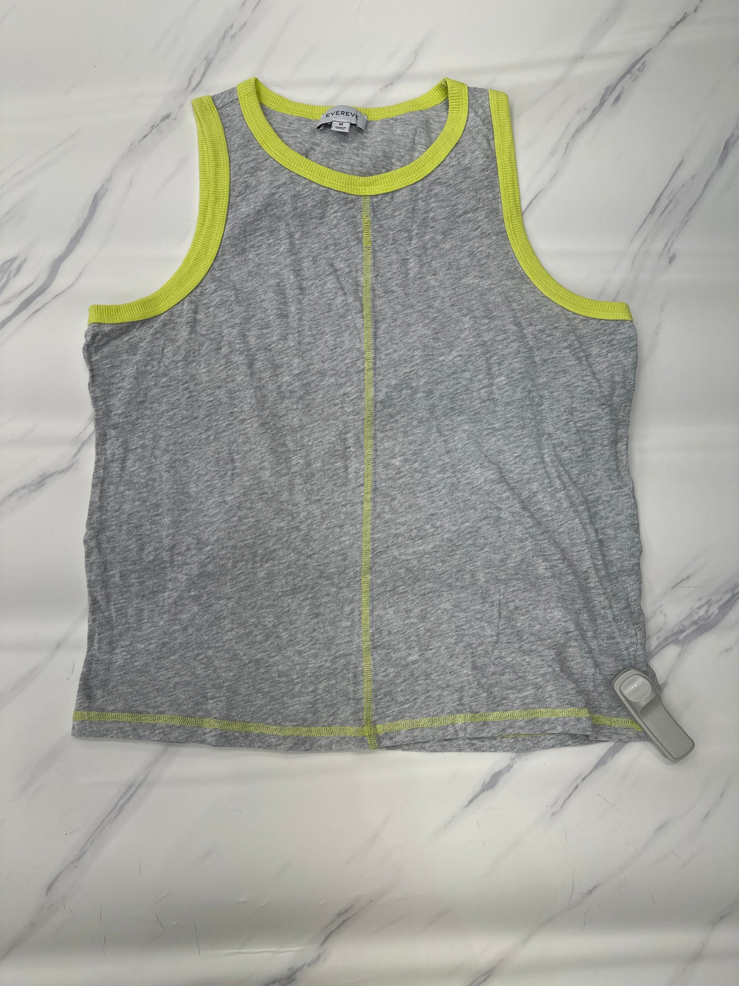 Top Sleeveless By Evereve In Grey, Size: M