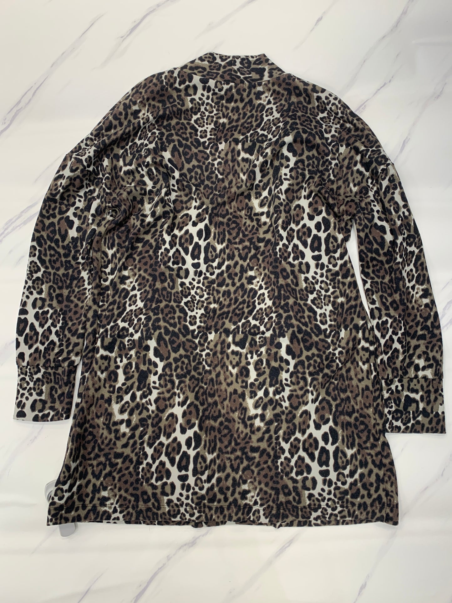 Sweater Cardigan By Sanctuary In Animal Print, Size: M