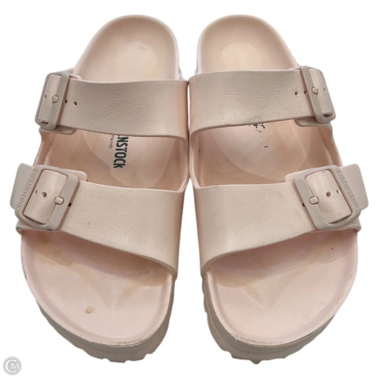 Sandals Flip Flops By Birkenstock In Pink, Size: 9