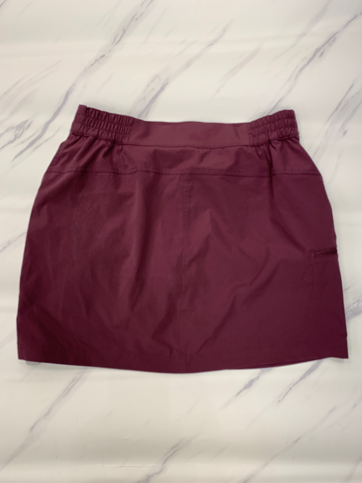 Athletic Skirt By Clothes Mentor In Maroon, Size: M