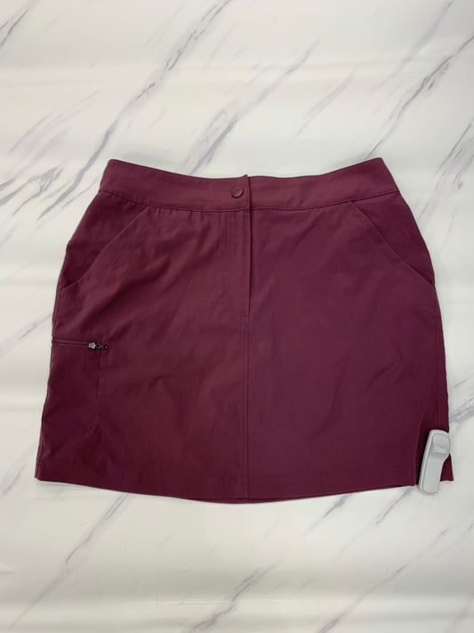 Athletic Skirt By Clothes Mentor In Maroon, Size: M