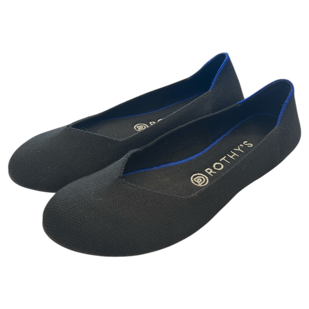 Shoes Flats By Rothys In Black, Size: 8.5