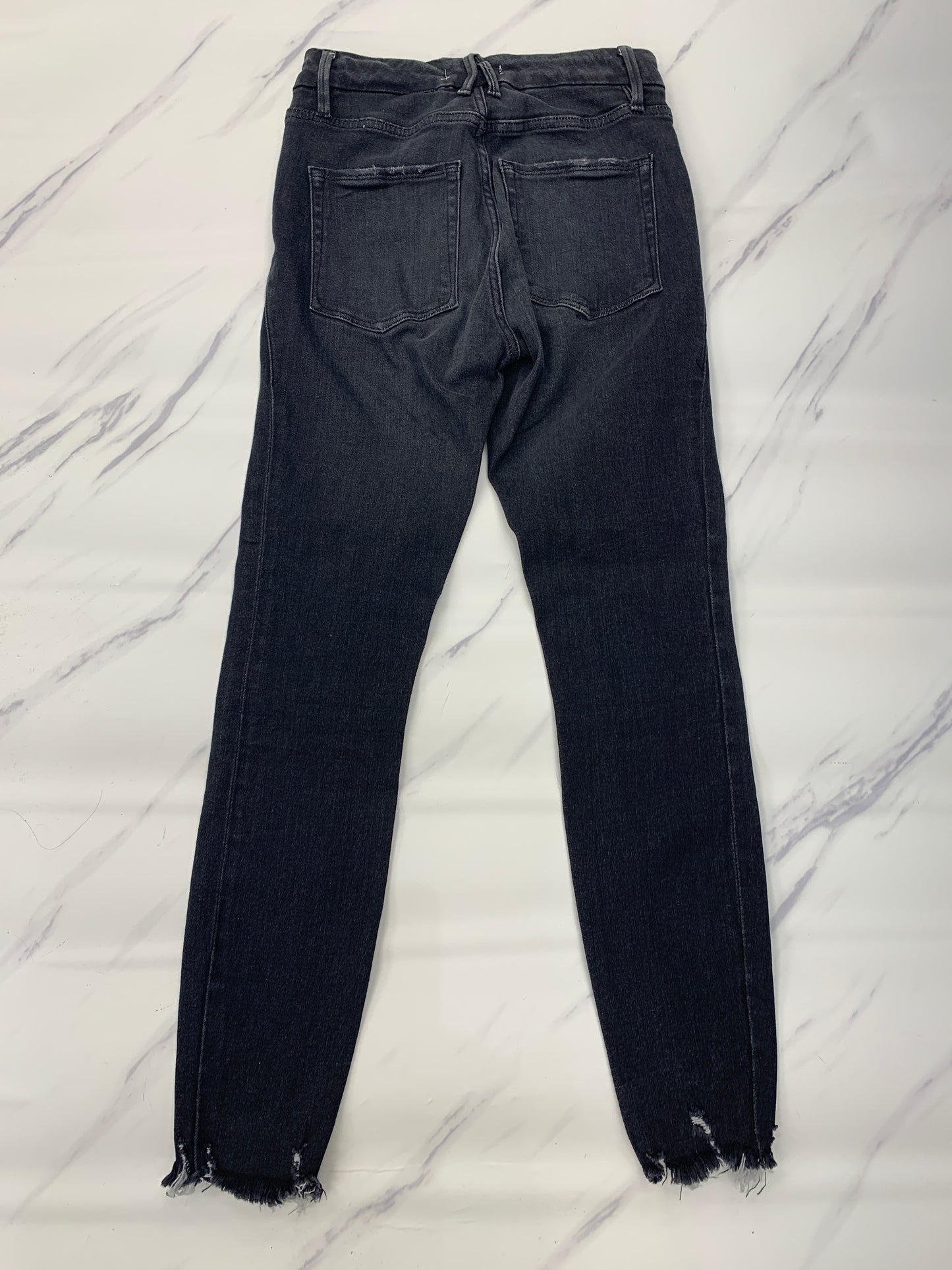 Jeans Skinny By Good American In Black, Size: 0