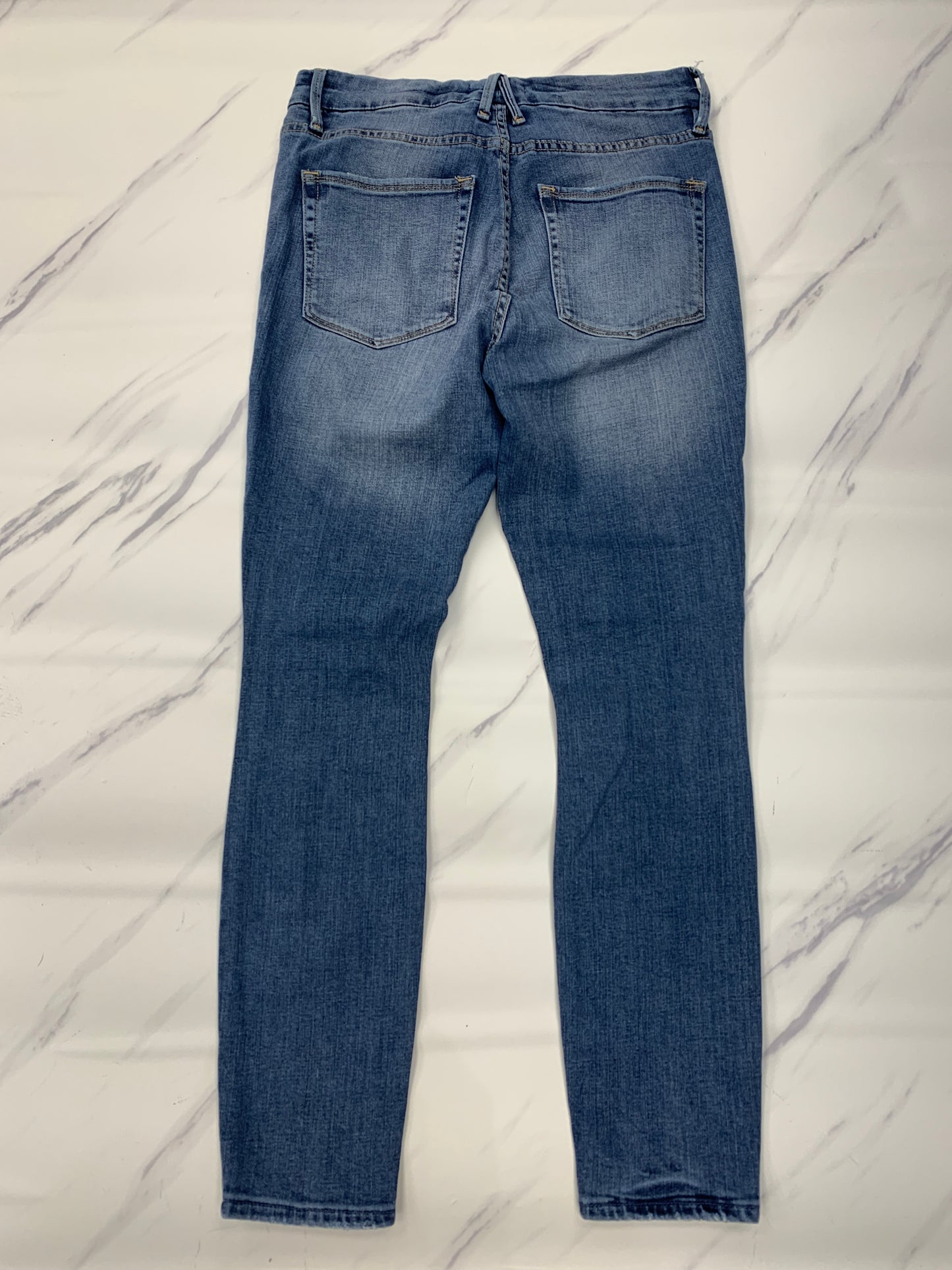 Jeans Skinny By Good American In Blue, Size: 2