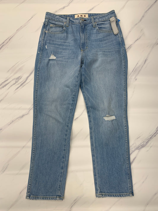 Jeans Straight By Amo In Blue, Size: 6