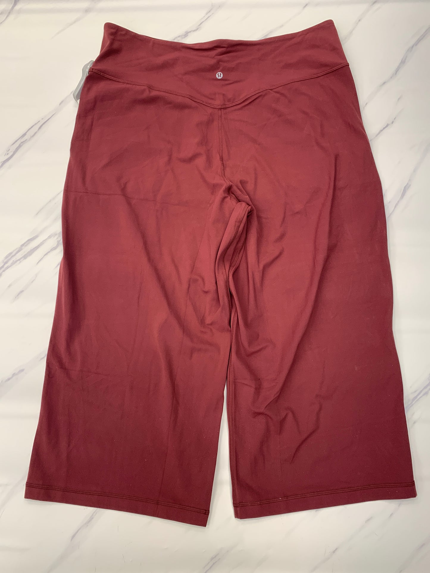 Athletic Pants By Lululemon In Maroon, Size: 20