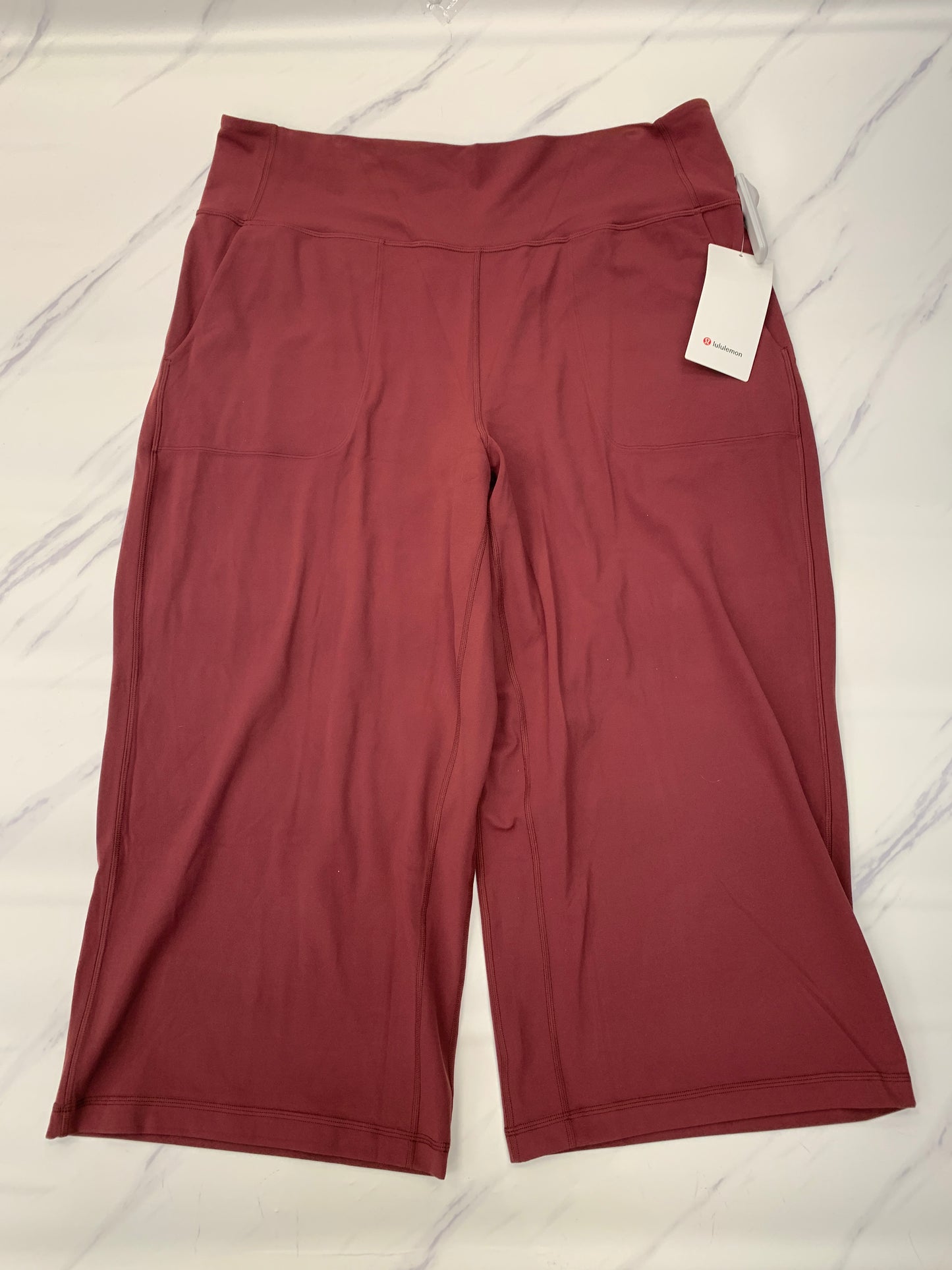 Athletic Pants By Lululemon In Maroon, Size: 20