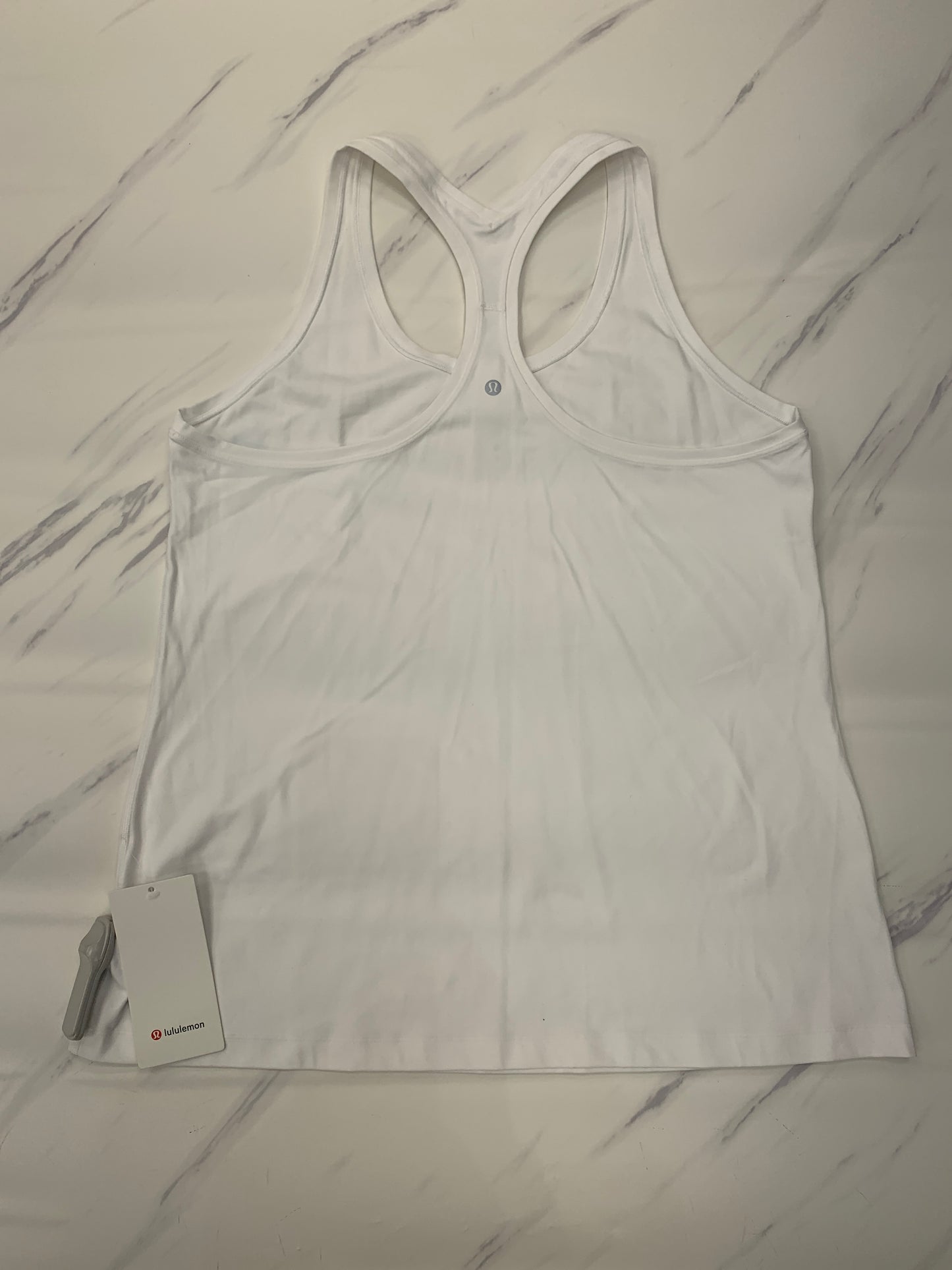 Athletic Tank Top By Lululemon In White, Size: 20