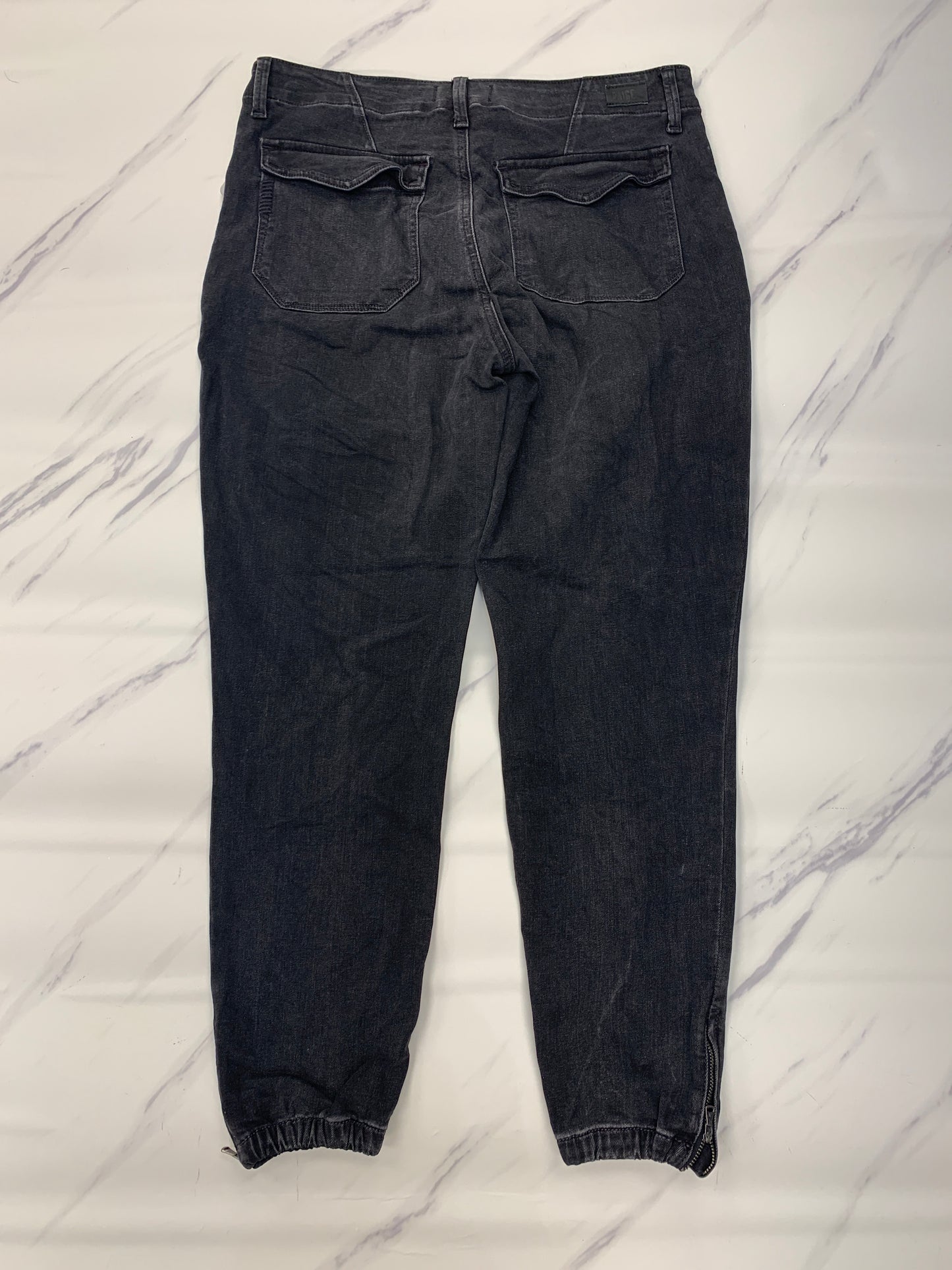 Jeans Straight By Paige In Black, Size: 6