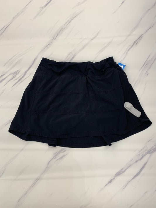 Athletic Skirt By Lululemon In Black, Size: 8