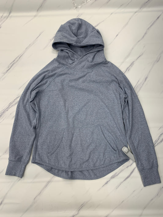 Athletic Top Long Sleeve Hoodie By Cmb In Grey, Size: S