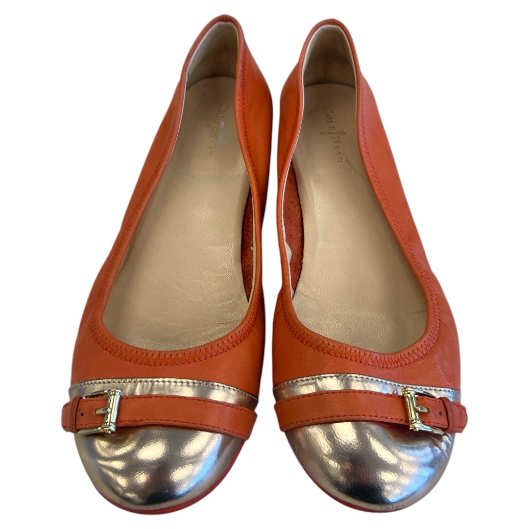 Shoes Flats By Cole-haan In Orange, Size: 9.5