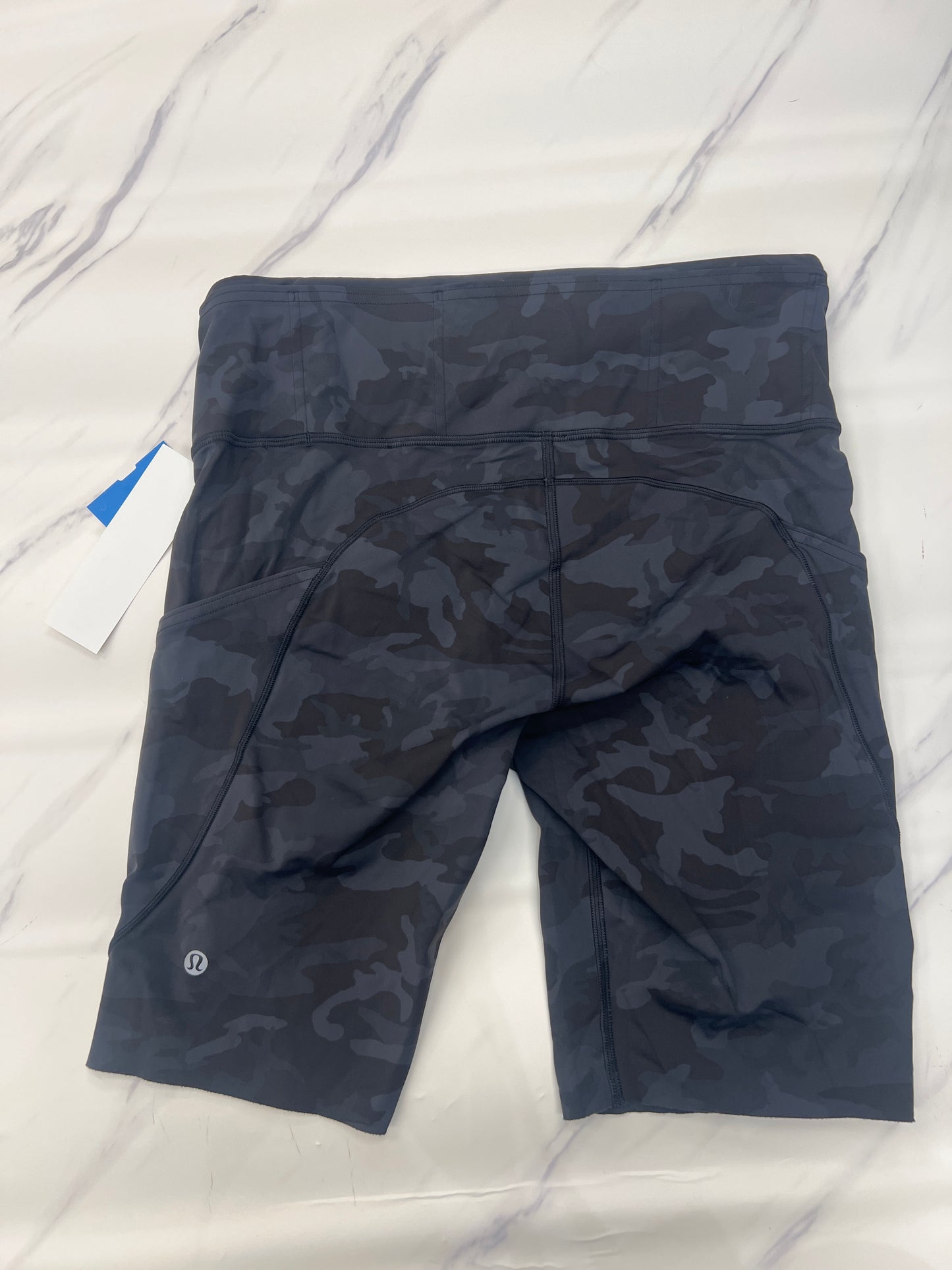 Athletic Shorts By Lululemon In Camouflage Print, Size: 10