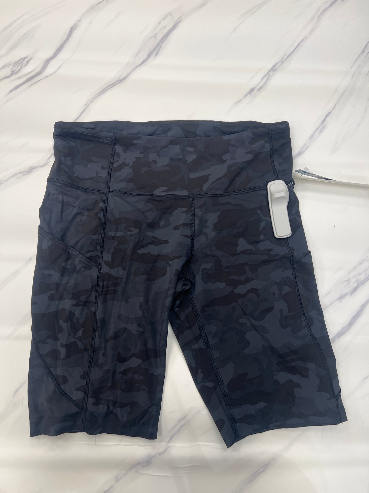 Athletic Shorts By Lululemon In Camouflage Print, Size: 10