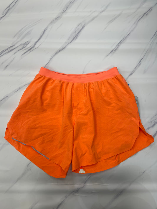 Athletic Shorts By Lululemon In Orange, Size: M