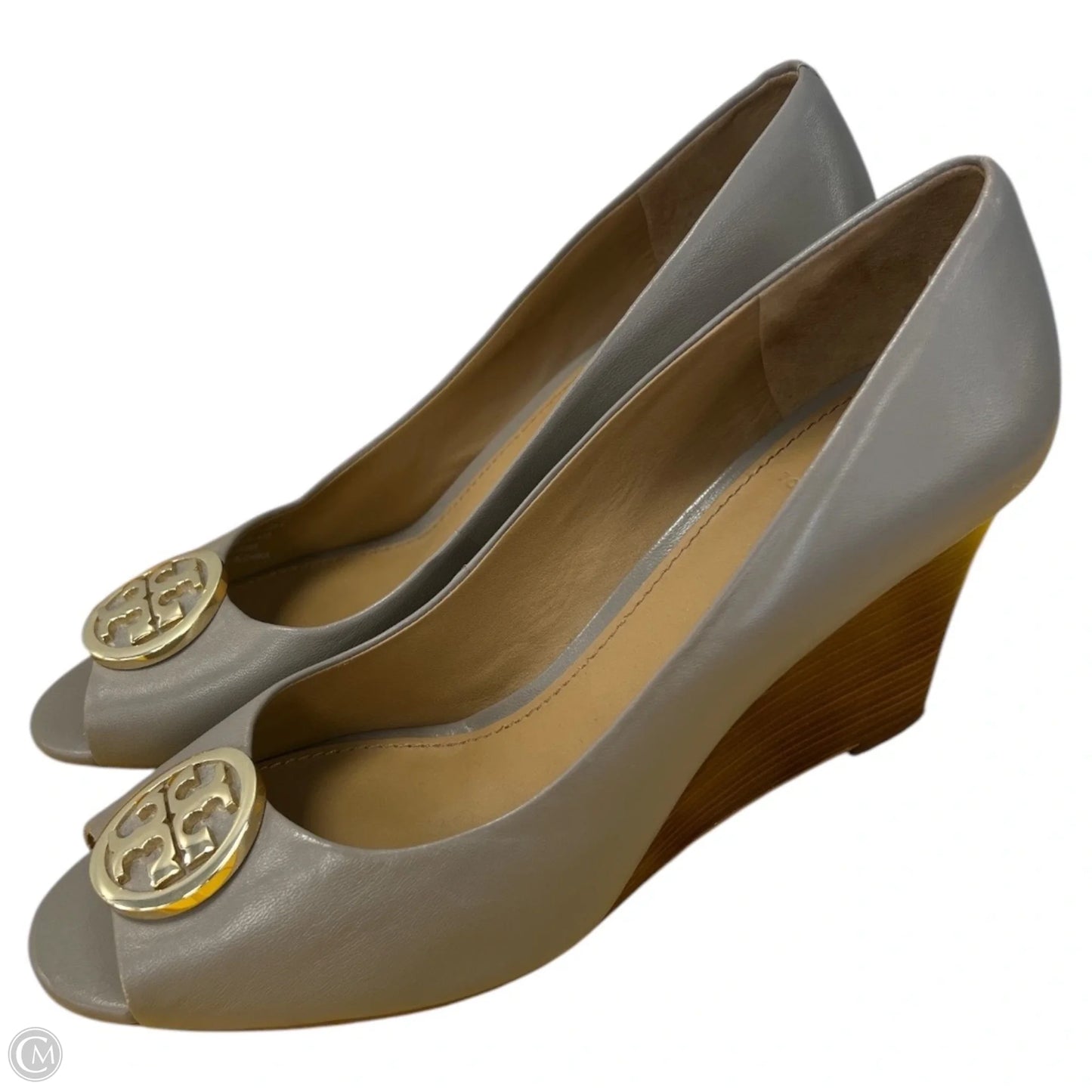 Shoes Designer By Tory Burch In Taupe, Size: 9