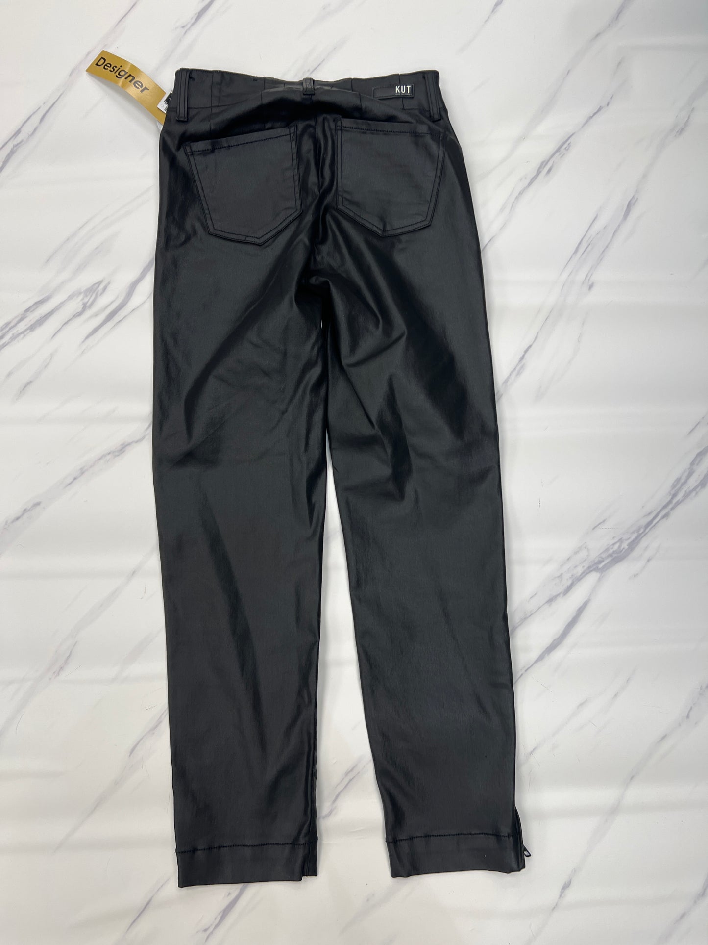 Jeans Straight By Kut In Black, Size: 0