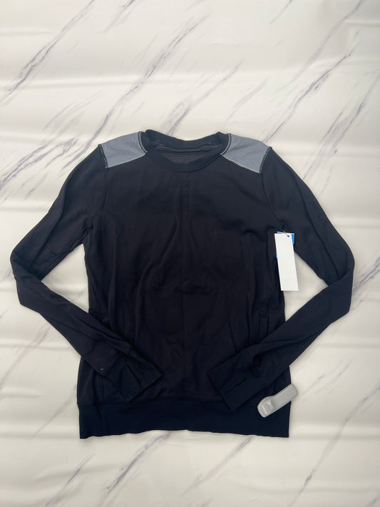 Athletic Sweatshirt Crewneck By Lululemon In Black, Size: 10