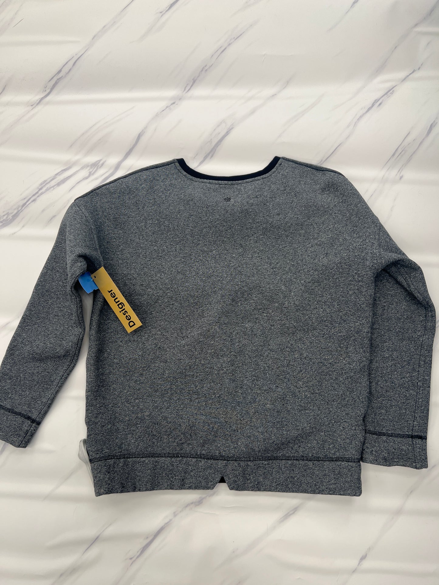 Athletic Sweatshirt Crewneck By Lululemon In Grey, Size: 6