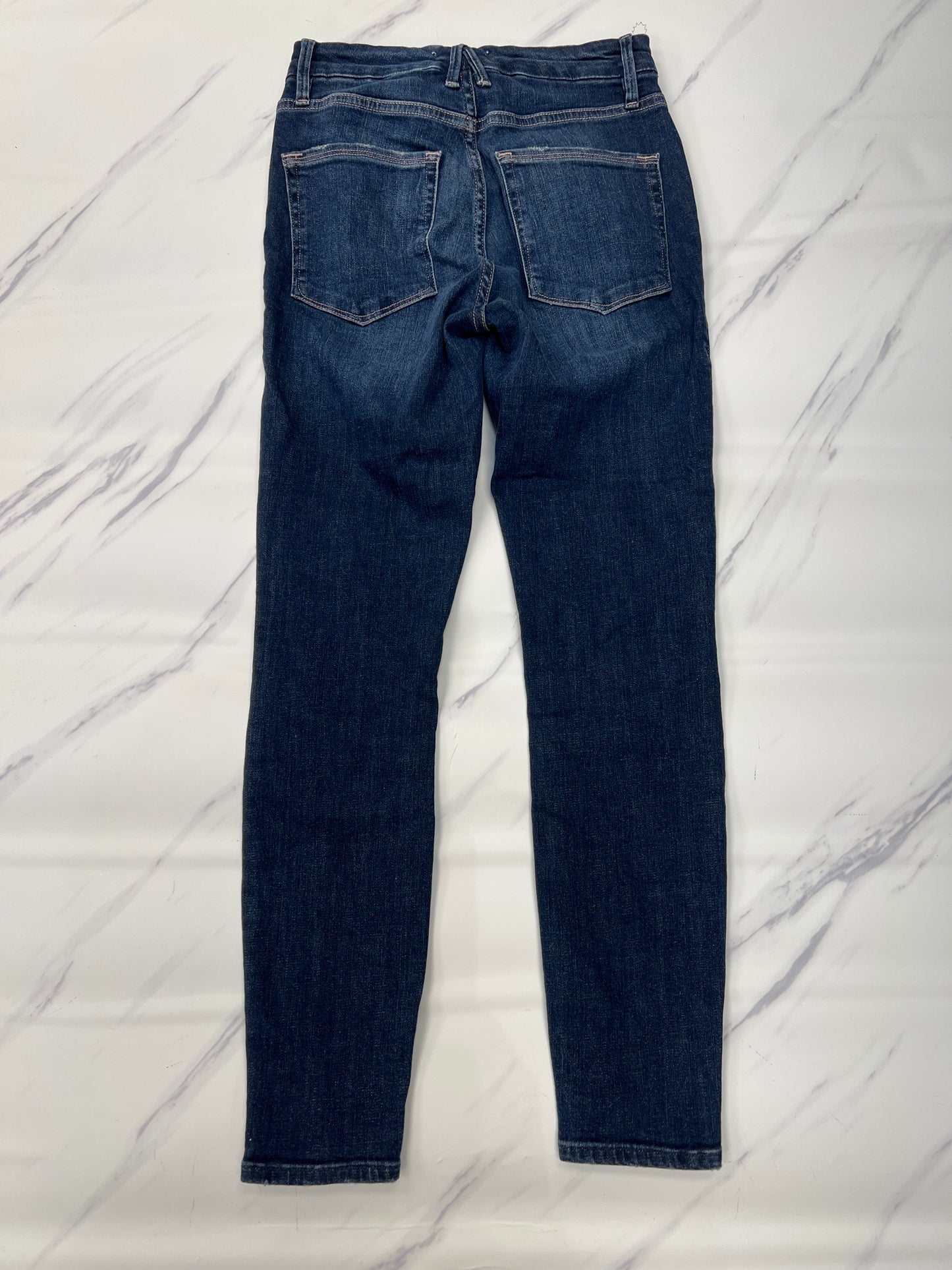 Jeans Skinny By Good American In Blue, Size: 2