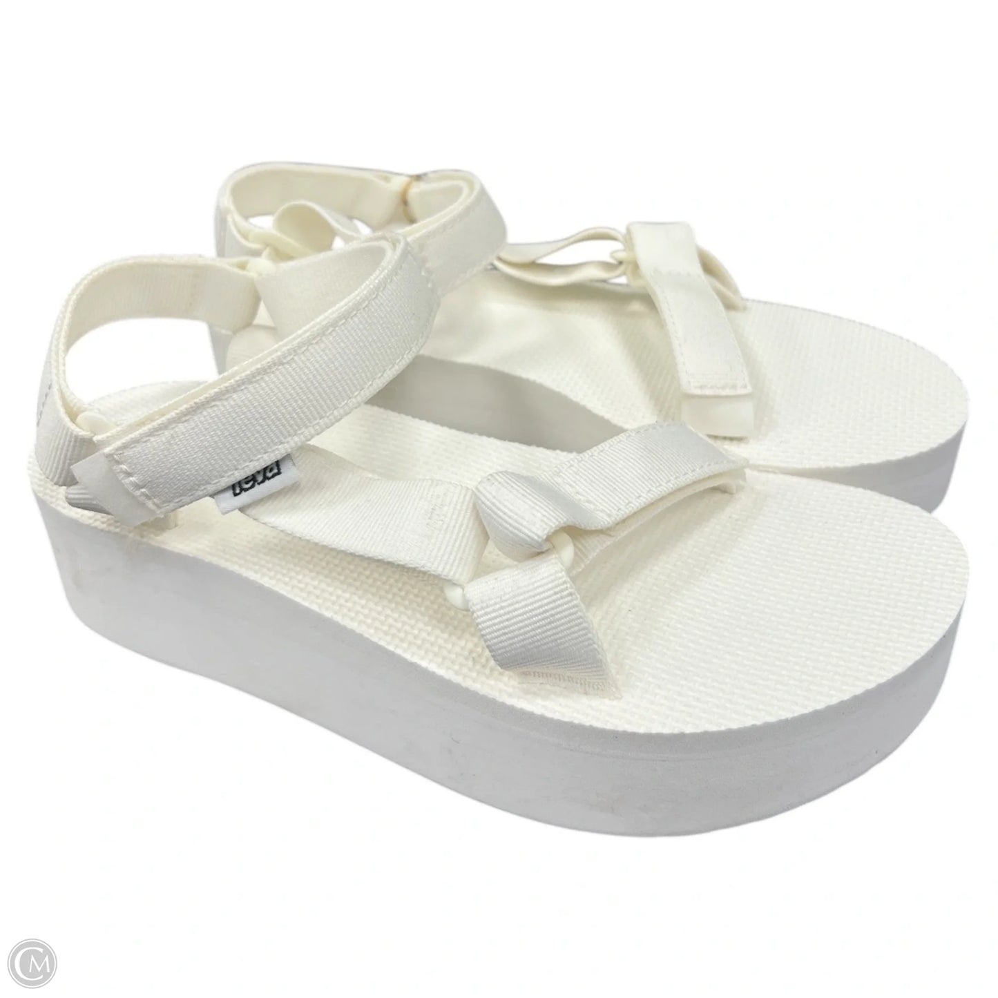 Sandals Flats By Teva In White, Size: 8