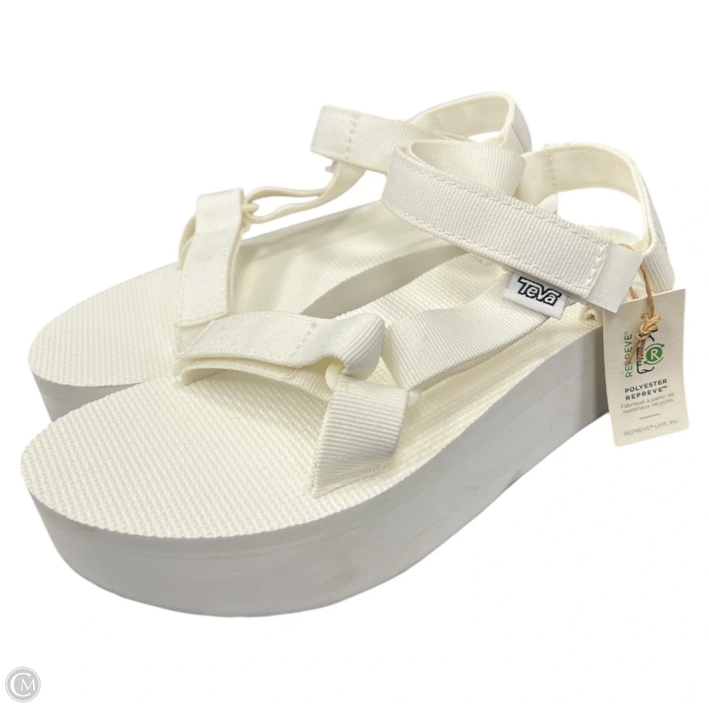 Sandals Flats By Teva In White, Size: 8