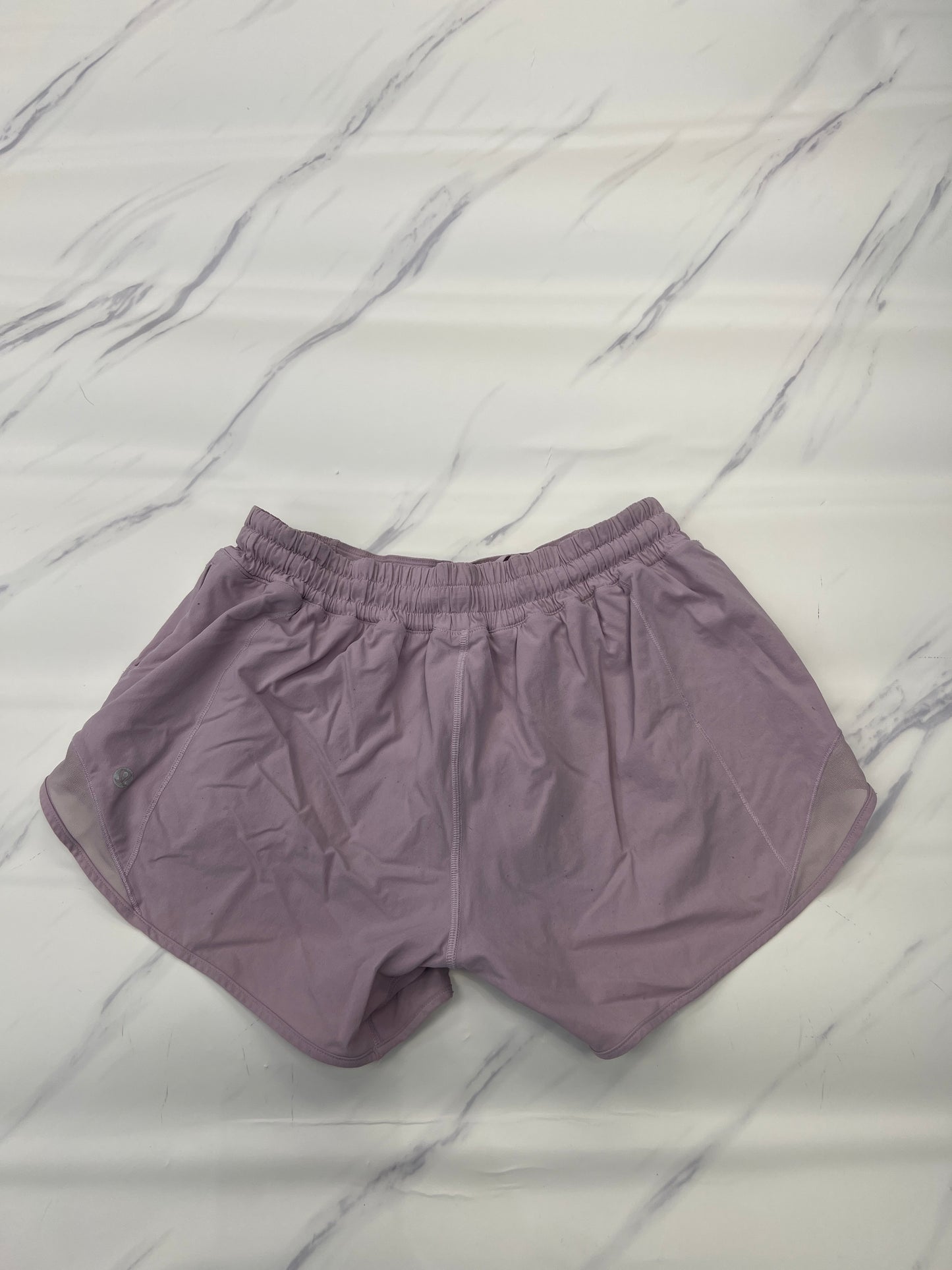 Athletic Shorts By Lululemon In Pink, Size: 8