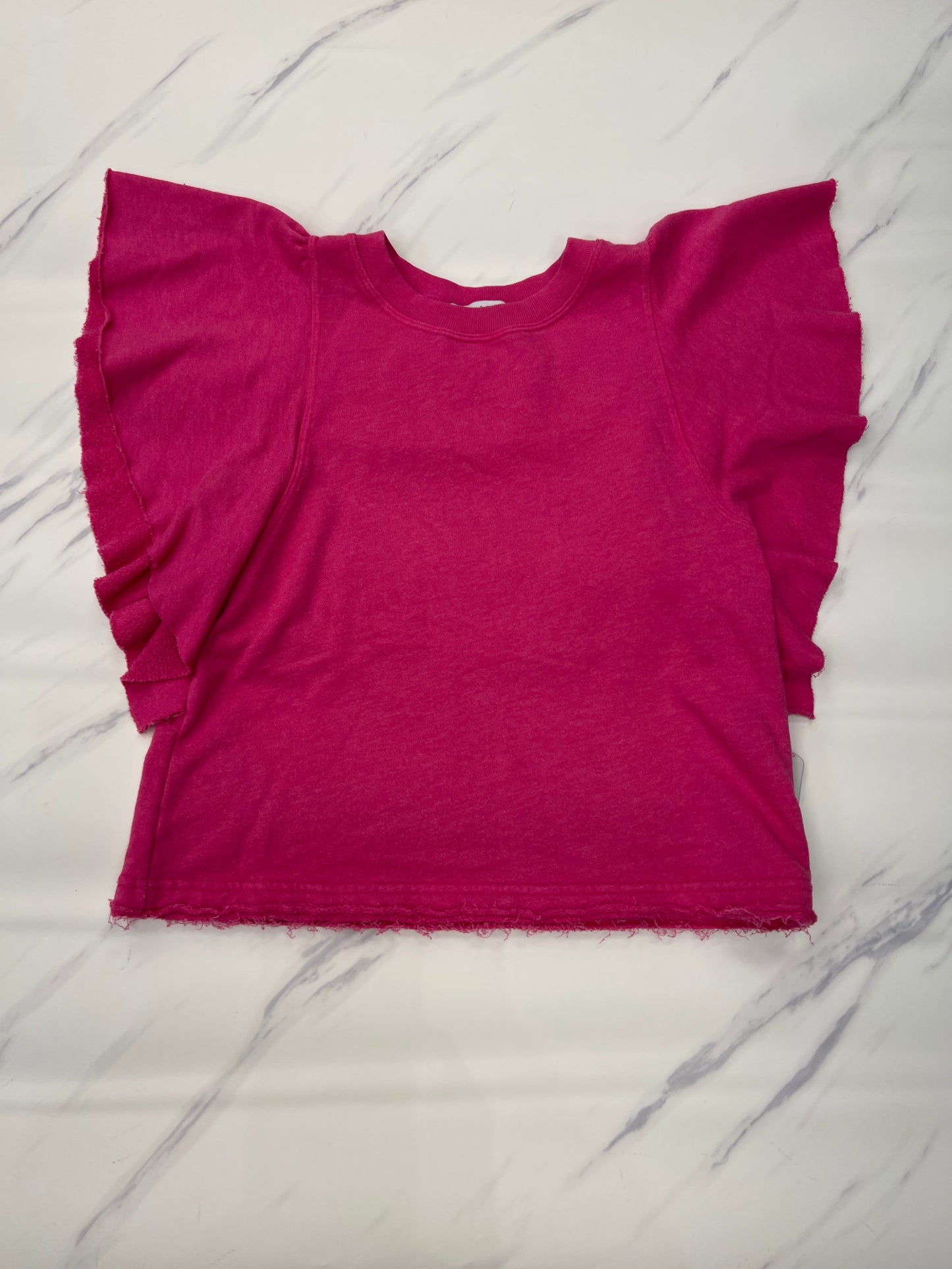 Top Short Sleeve By Michael Stars In Pink, Size: Xs