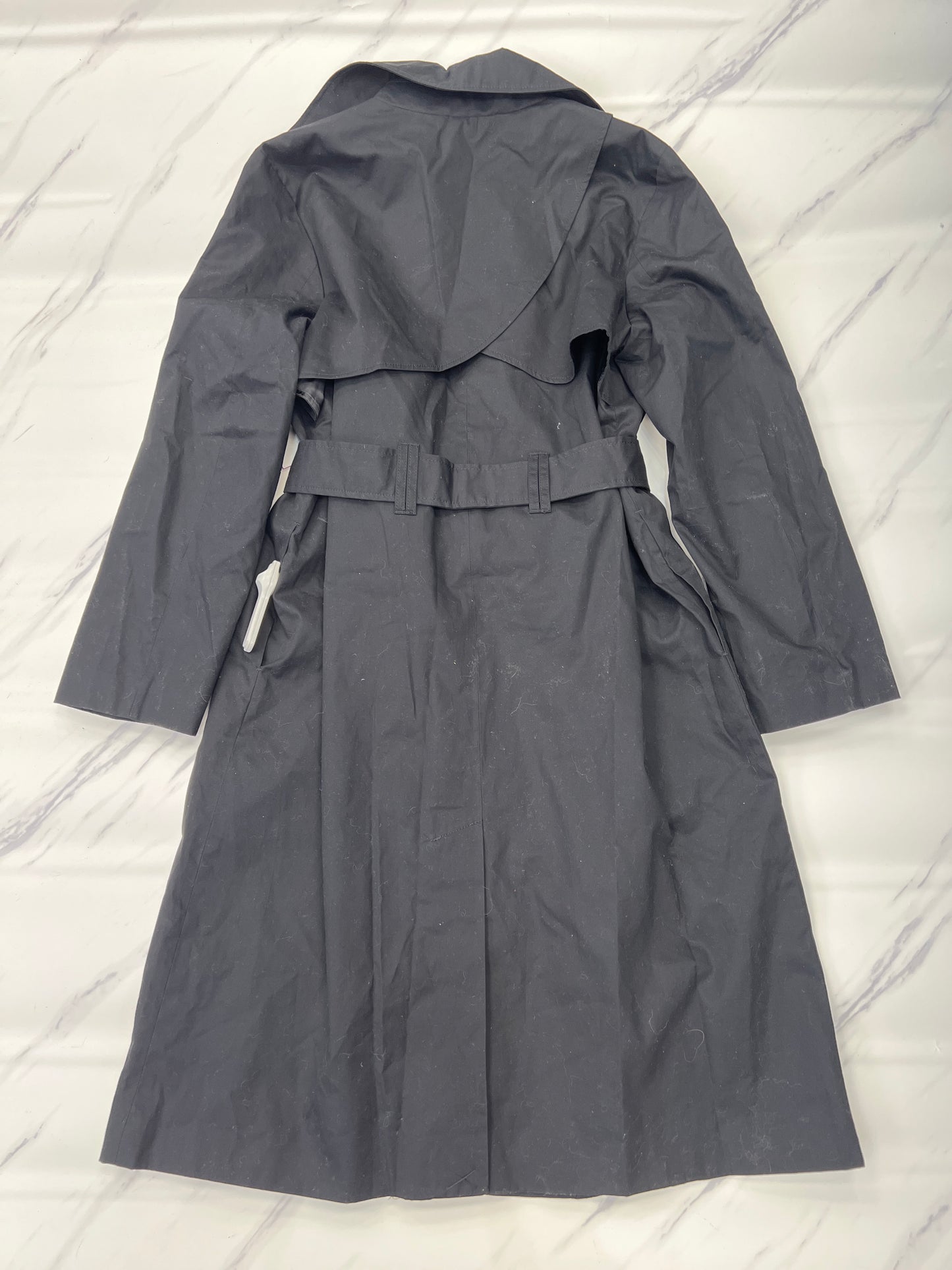 Coat Trench Coat By Banana Republic In Black, Size: L