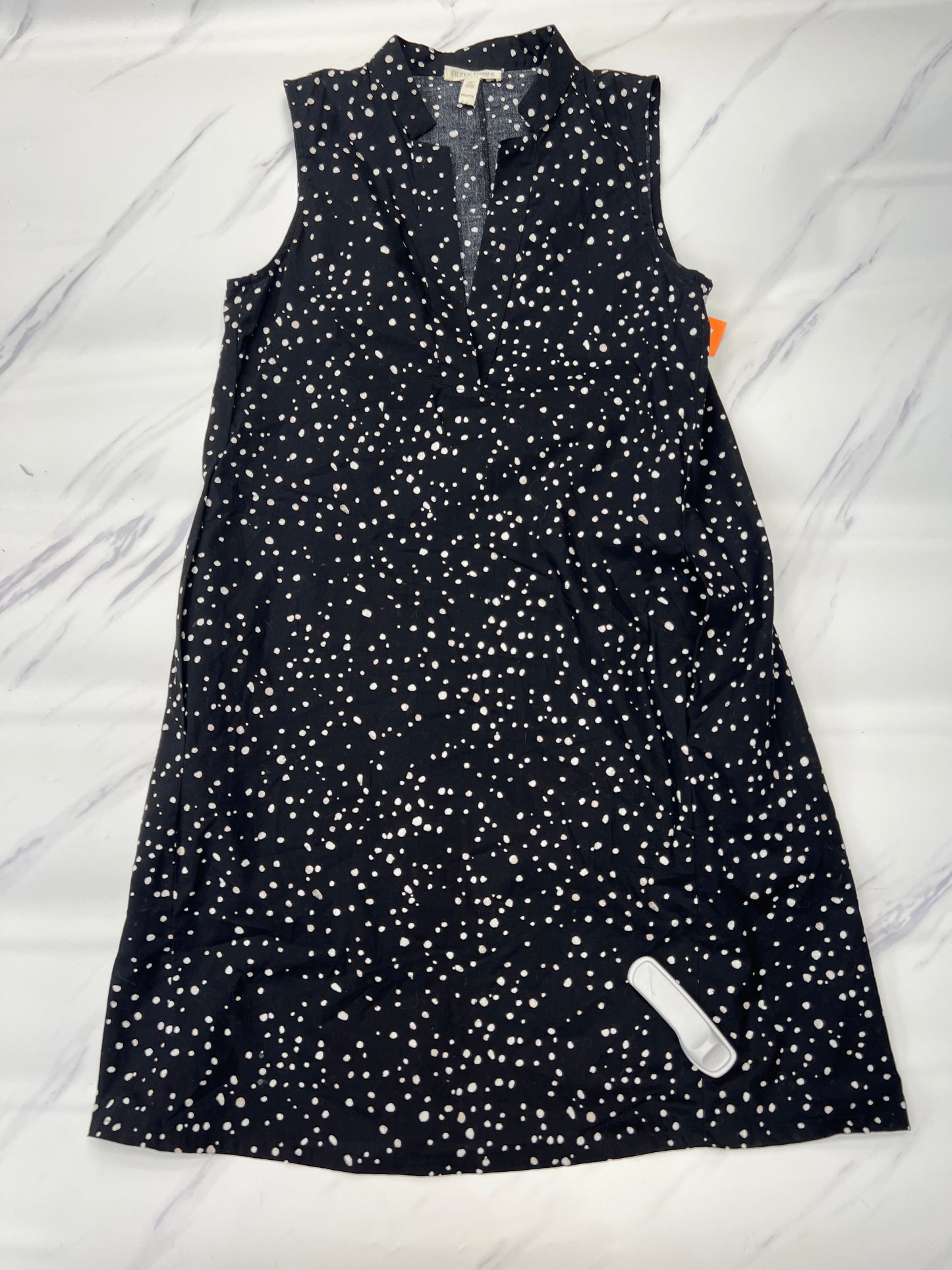 Dress Casual Midi By Eileen Fisher In Polkadot Pattern, Size: Sp