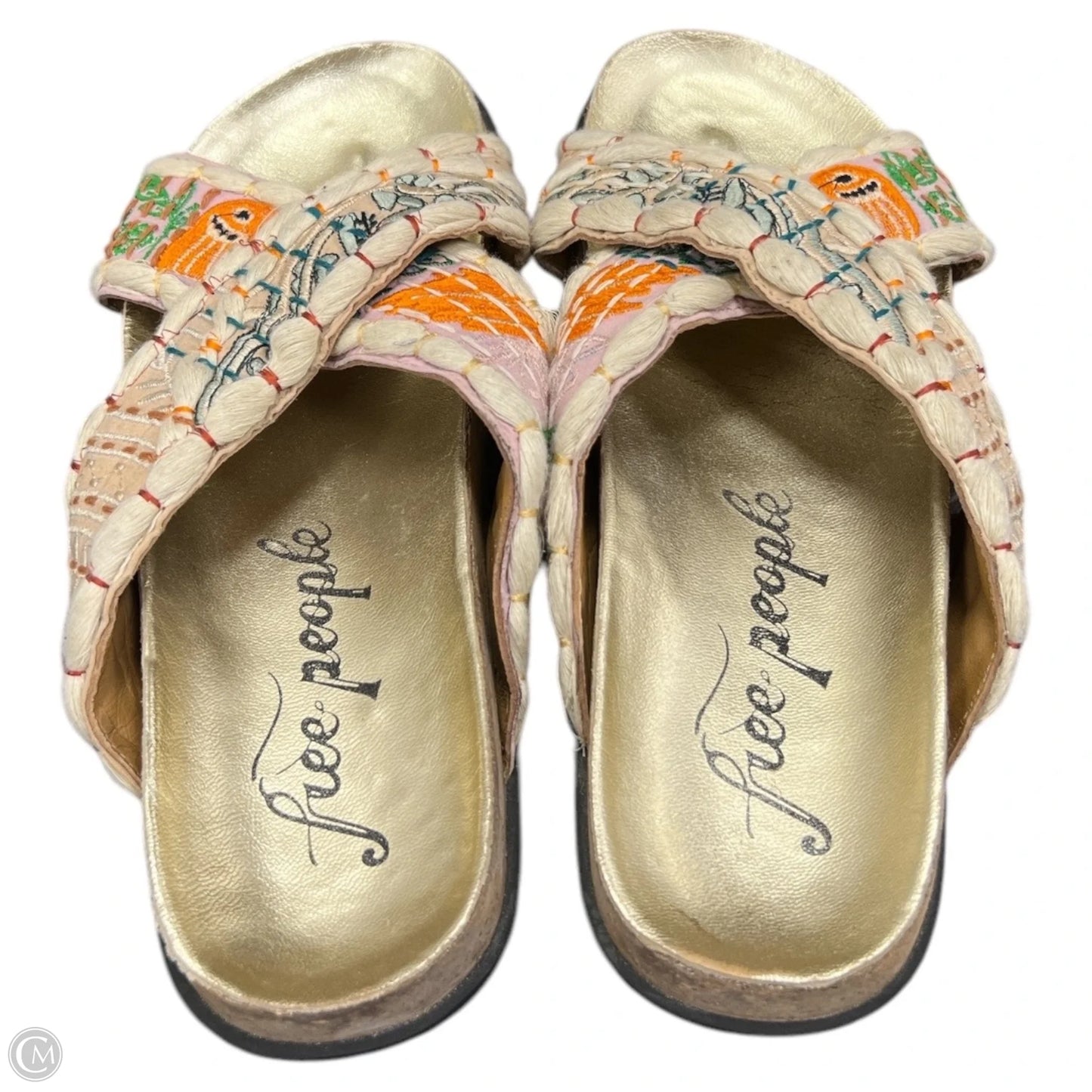 Sandals Flats By Free People In Multi-colored, Size: 9.5