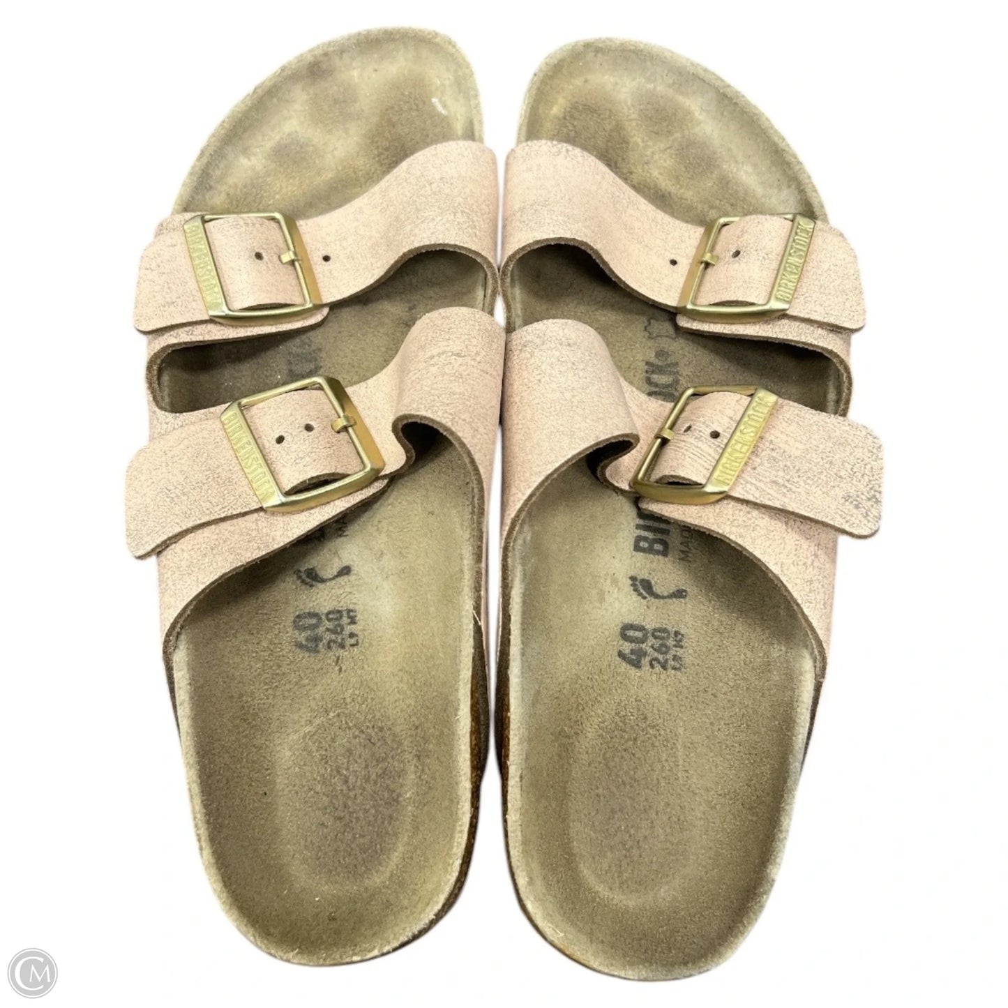 Sandals Flats By Birkenstock In Pink, Size: 9