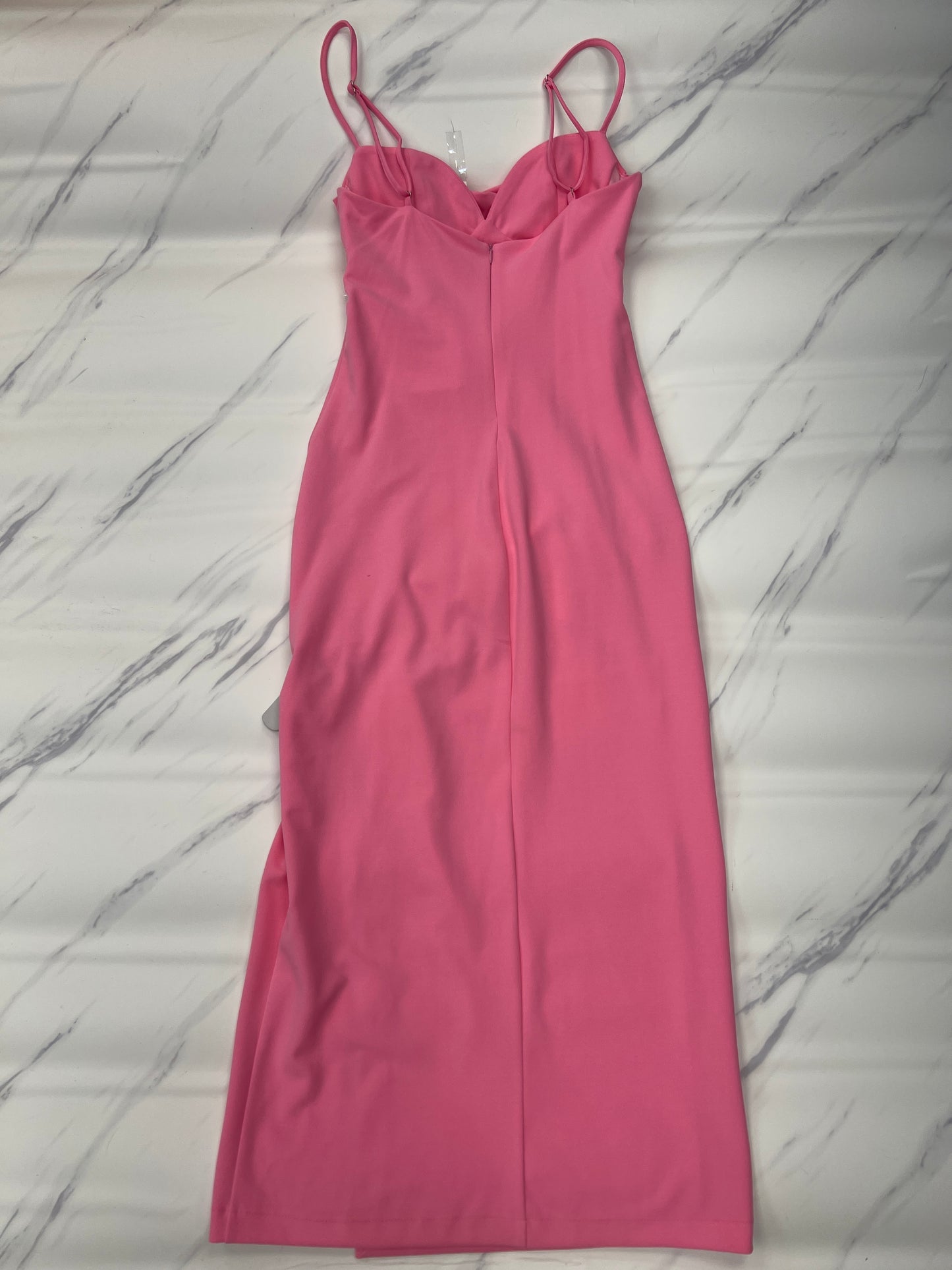 Dress Party Long By Zara In Pink, Size: M