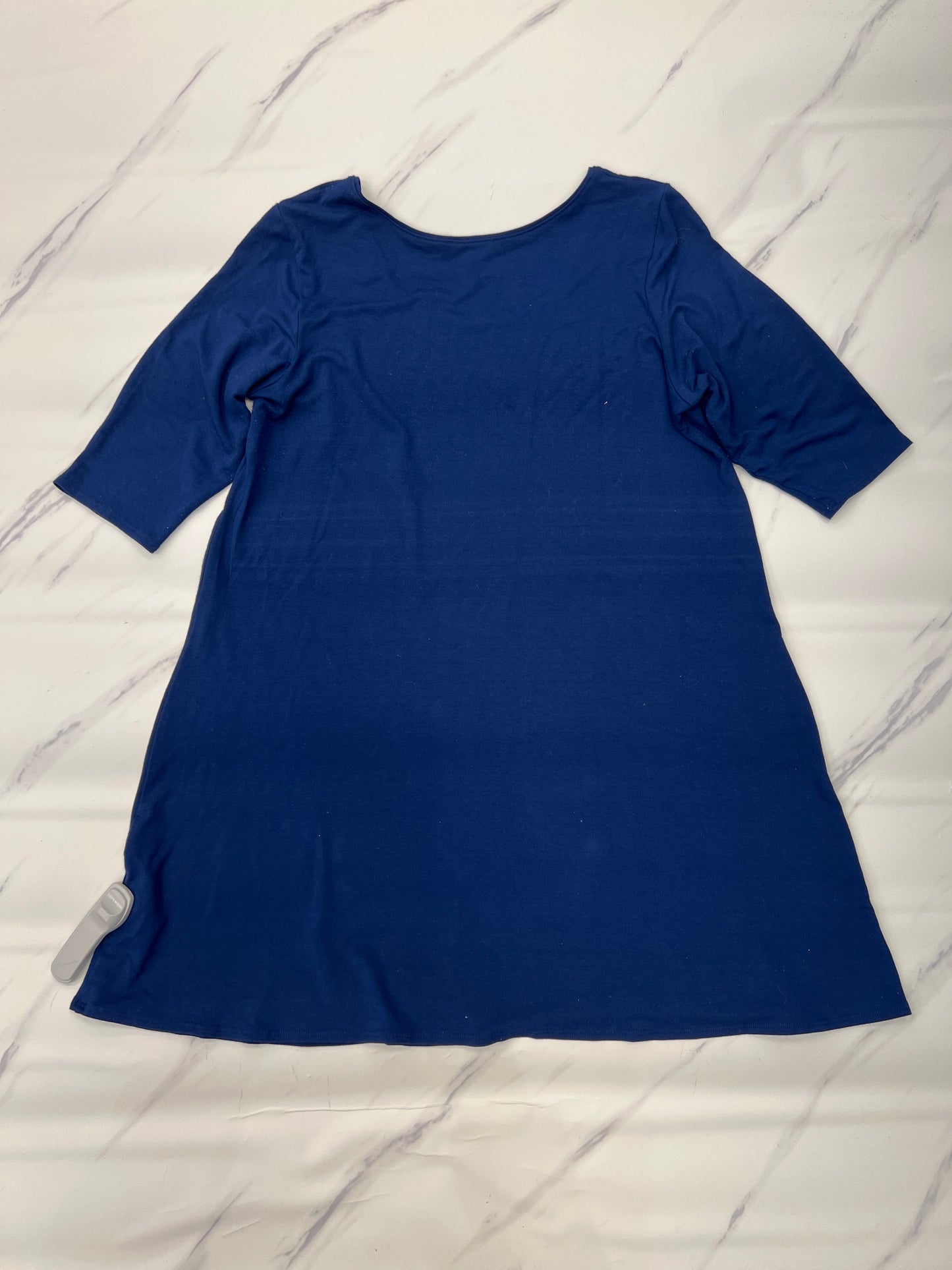 Top Long Sleeve By Eileen Fisher In Blue, Size: M