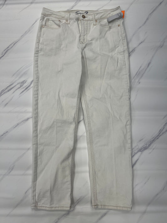 Jeans Straight By Seven 7 In White, Size: 10