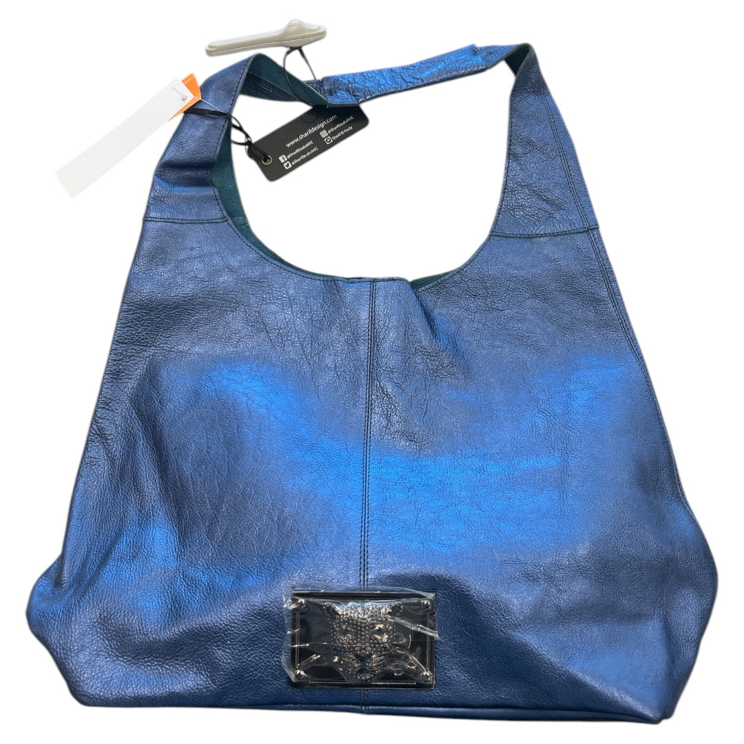 Handbag Leather By Sharif, Size: Large