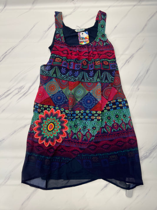 Dress Casual Short By Desigual In Blue, Size: 2