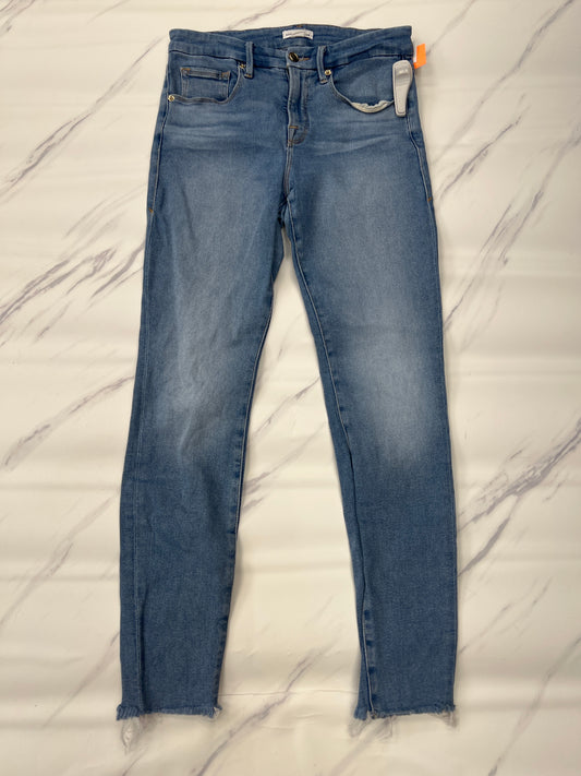 Jeans Skinny By Good American In Blue, Size: 8