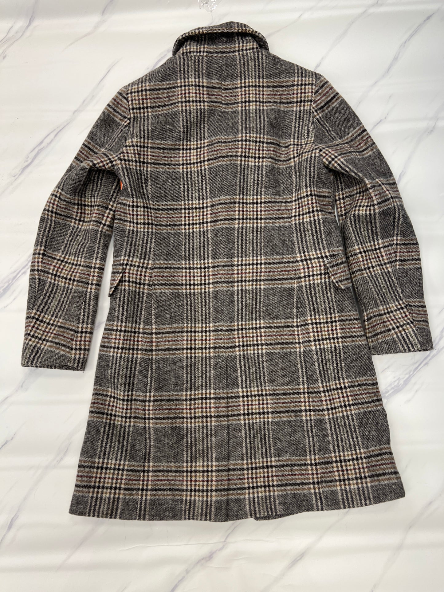 Jacket Shirt By Antonio Melani In Plaid Pattern, Size: 2