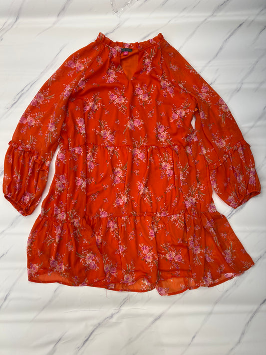 Dress Party Midi By Vince Camuto In Orange, Size: Xl