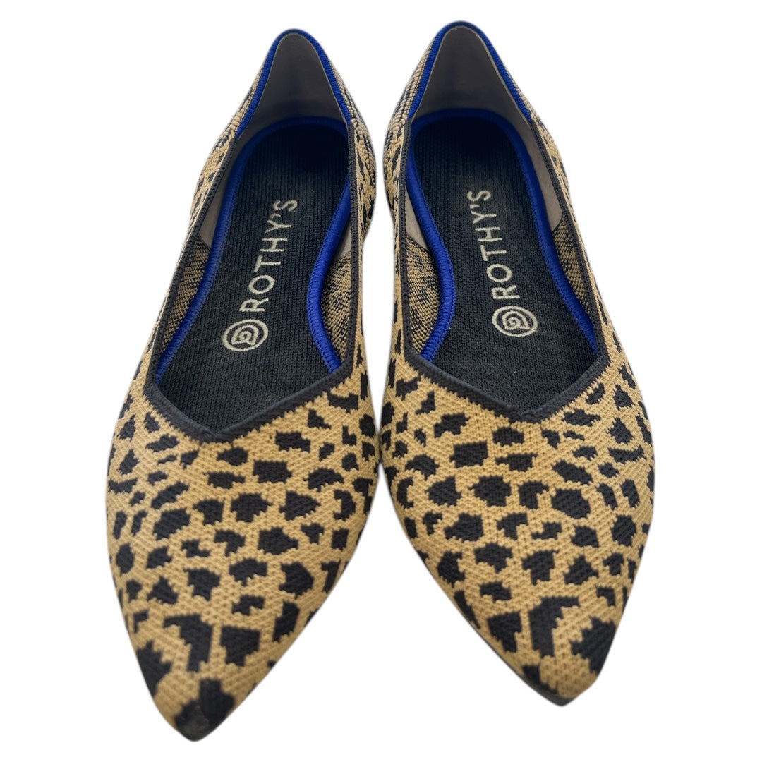 Shoes Flats By Rothys In Animal Print, Size: 8.5